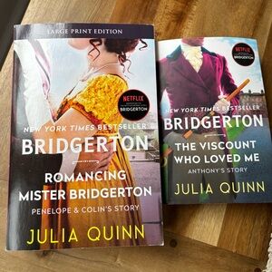 Bridgerton books by Julia Quinn